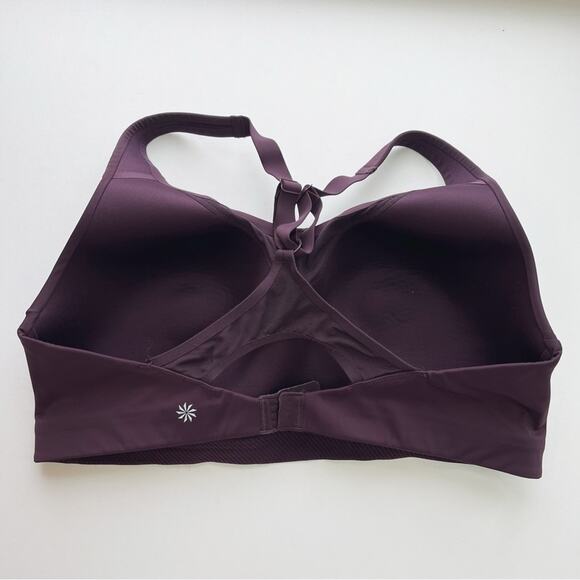 ATHLETA Advance High Impact Bra Purple size 40D - Picture 4 of 6